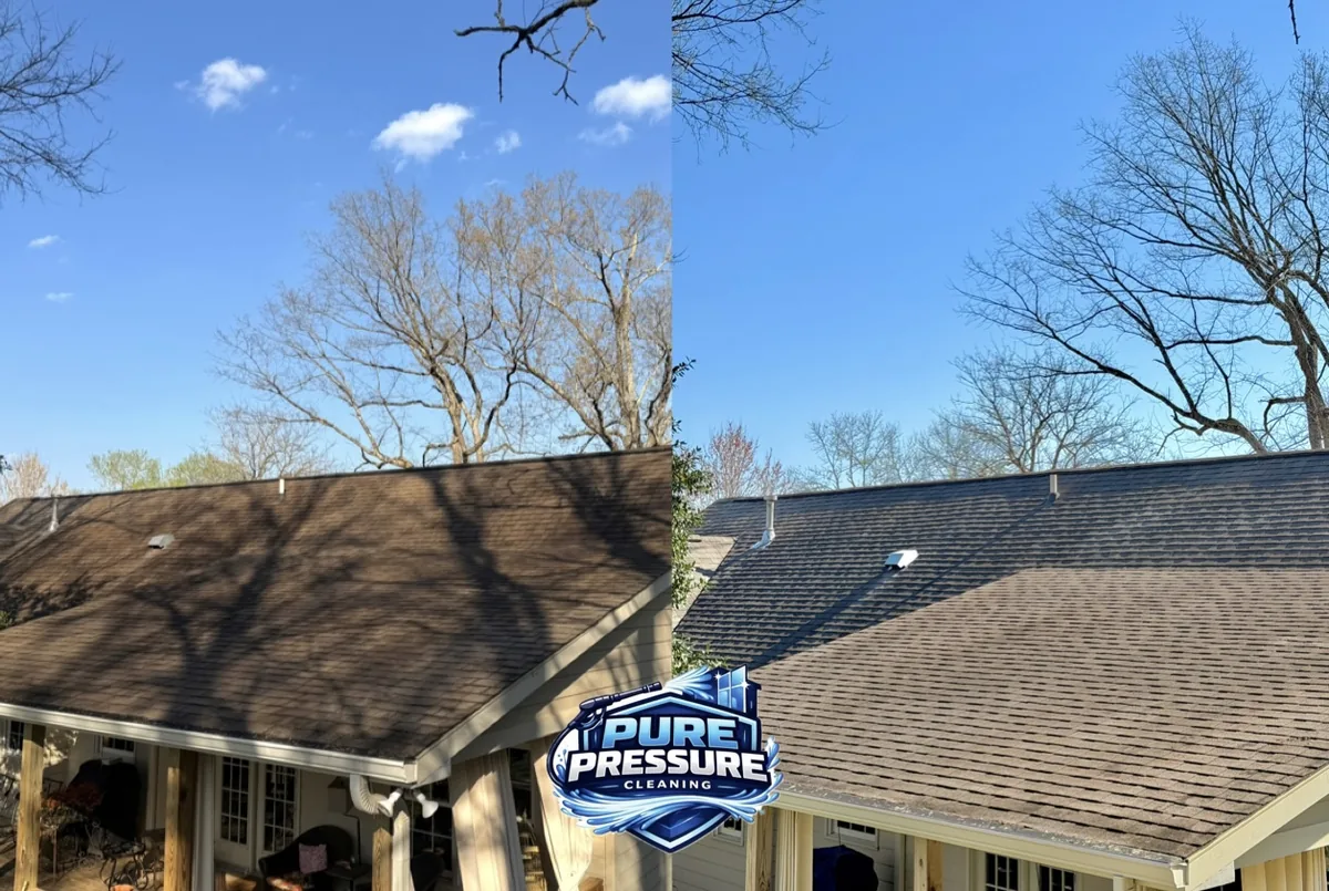 Roof plane back to an even color
